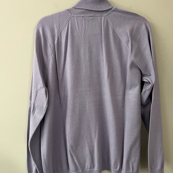 Talbots Lilac Turtleneck Sweater - Picture 5 of 8